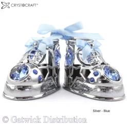 Crystocraft - Baby Shoes - Blue