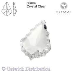 Asfour Crystals - Starburst - 50mm - Crystal Clear
