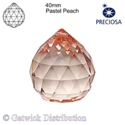 Preciosa - Sphere - 40mm - Pastel Peach