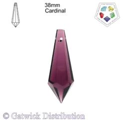 Star Crystals - Point - 38mm - Cardinal