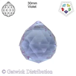 Star Crystals - Sphere - 30mm - Violet