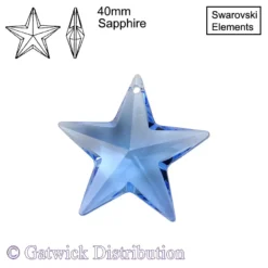 Swarovski Elements - Star - 40mm - Sapphire