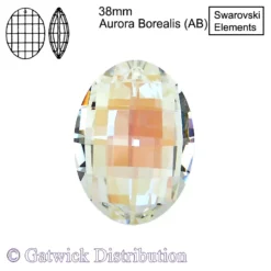 Swarovski Strass - Matrix - 32mm - Aurora Borealis (AB)