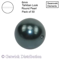 Swarovski Elements - Crystal Pearls - 6mm - Tahitian Look - Pack of 50