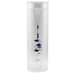 20cm - Clear Top - Candle Holder with Beaded Sphere Suncatcher