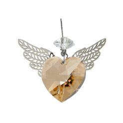 Tiny Angel Heart Suncatcher