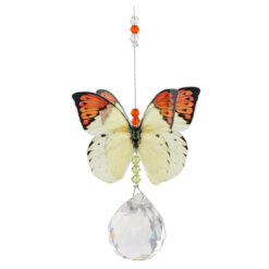 Grass Yellow Butterfly Suncatcher
