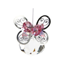 Butterfly on Diamond Suncatcher