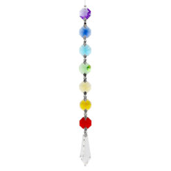 Chakra Octagon Chain on Point Suncatcher