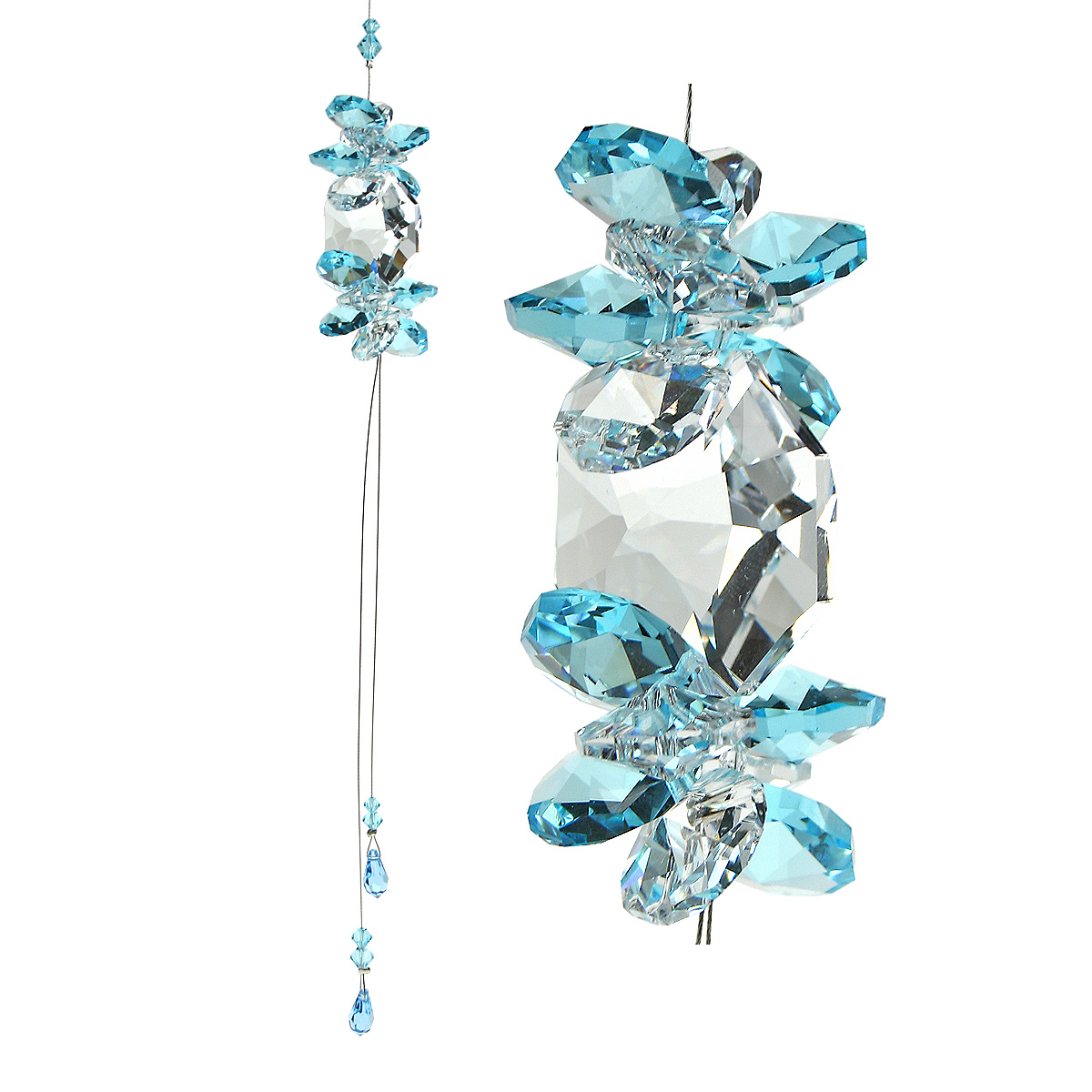 Charm with Aqua Drops Suncatcher