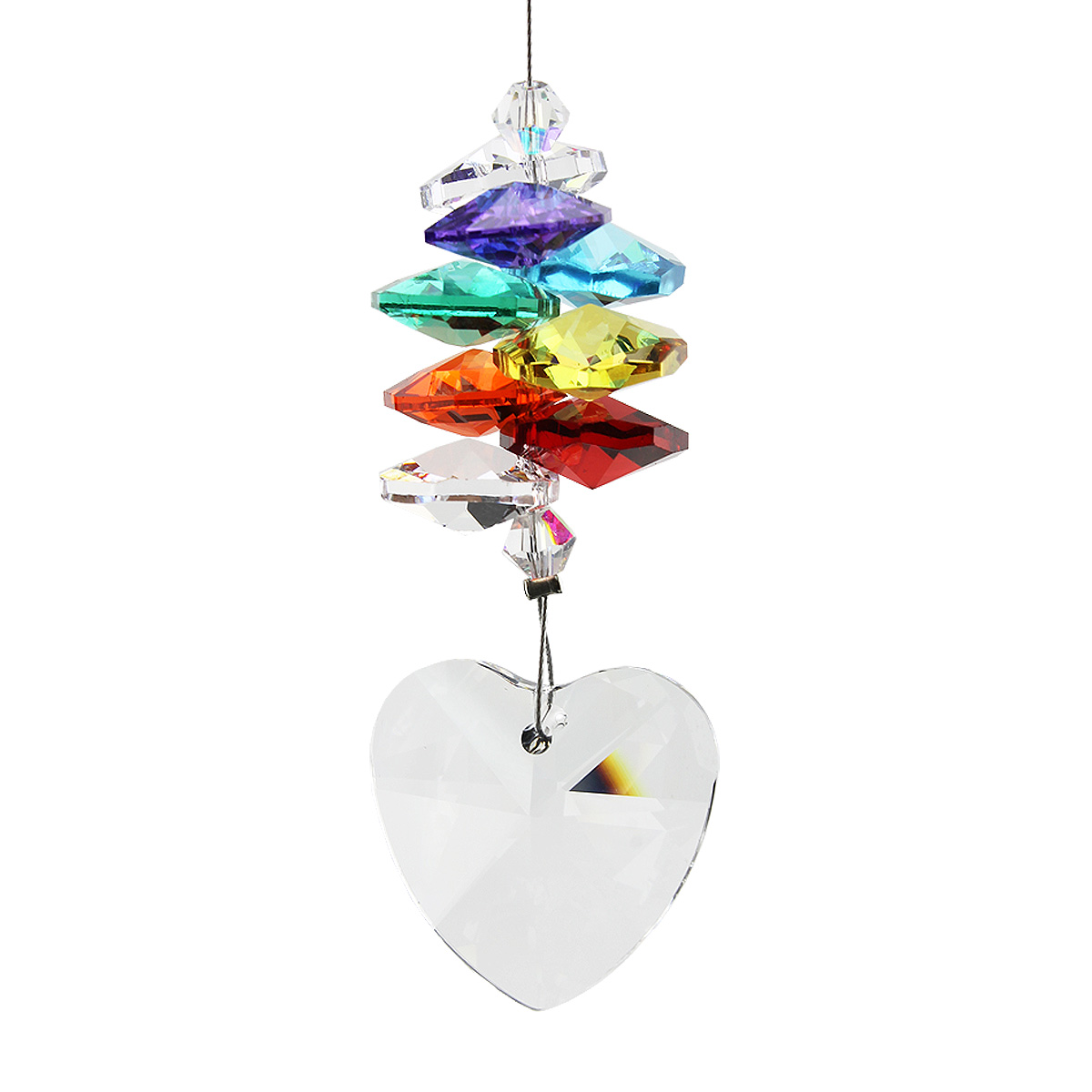 Pride Heart Mini Suncatcher