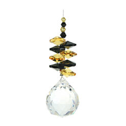 Footy Lucky Charm Suncatcher - Tigers