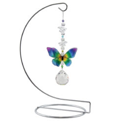 Butterfly Jewel on Sphere Suncatcher with Stand